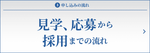 見学、応募から採用までの流れ