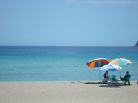 高井旅海水浴場（車で30分）